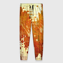Брюки женские Абстракция - sunspot, цвет: 3D-принт
