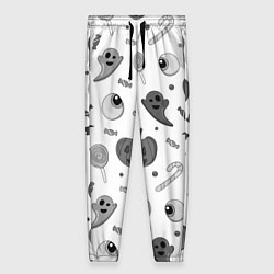 Женские брюки Halloween grey and white