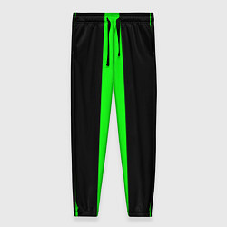 Женские брюки Color green black lines