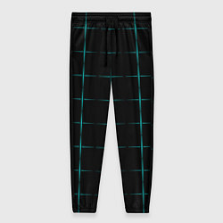 Женские брюки Color black blue crosses
