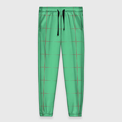 Женские брюки Color green stripes