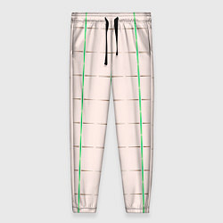 Брюки женские Color white stripes, цвет: 3D-принт