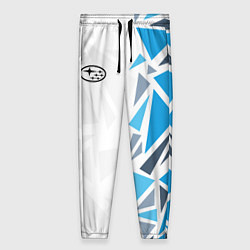 Брюки женские Субару - фрагменты, цвет: 3D-принт