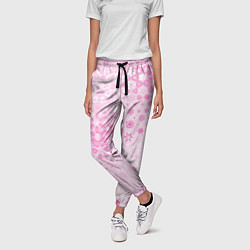 Брюки женские Розовая метаморфоза, цвет: 3D-принт — фото 2