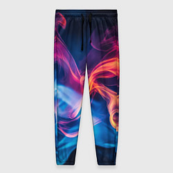 Брюки женские Цветной огонь, цвет: 3D-принт