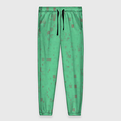 Брюки женские Color green brown, цвет: 3D-принт