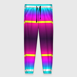 Брюки женские Color neon, цвет: 3D-принт