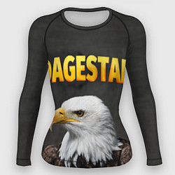 Рашгард женский Dagestan Eagle, цвет: 3D-принт