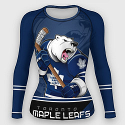 Рашгард женский Toronto Maple Leafs, цвет: 3D-принт