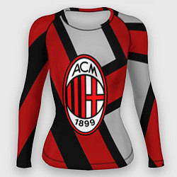 Рашгард женский Milan FC 1899, цвет: 3D-принт