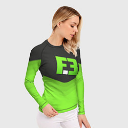 Рашгард женский FlipSid3 Uniform, цвет: 3D-принт — фото 2