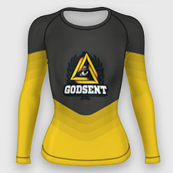 Рашгард женский Godsent Uniform, цвет: 3D-принт