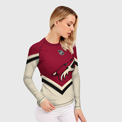 Рашгард женский NHL: Arizona Coyotes, цвет: 3D-принт — фото 2