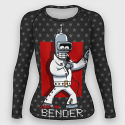 Рашгард женский Bender Presley, цвет: 3D-принт