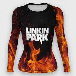 Рашгард женский Linkin Park: Hell Flame, цвет: 3D-принт