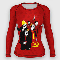Рашгард женский Communist Party, цвет: 3D-принт