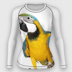 Рашгард женский Попугай ара, цвет: 3D-принт