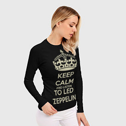 Рашгард женский Keep Calm & Led Zeppelin, цвет: 3D-принт — фото 2