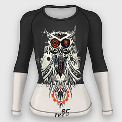 Рашгард женский TDD Owl 95, цвет: 3D-принт