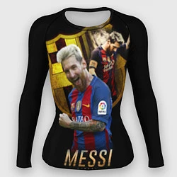 Рашгард женский Messi Star, цвет: 3D-принт