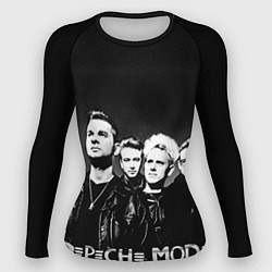 Рашгард женский Depeche Mode: mono, цвет: 3D-принт