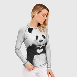 Рашгард женский Panda Love, цвет: 3D-принт — фото 2