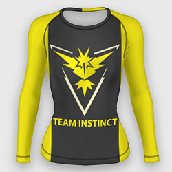 Рашгард женский Team instinct, цвет: 3D-принт