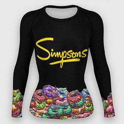 Рашгард женский Simpsons Donuts, цвет: 3D-принт