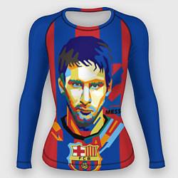 Рашгард женский Lionel Messi, цвет: 3D-принт