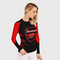 Рашгард женский Arsenal FC: Sport Fashion, цвет: 3D-принт — фото 2