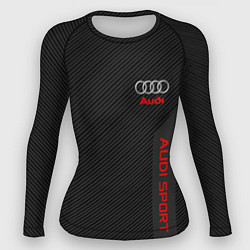 Рашгард женский Audi: Sport Line, цвет: 3D-принт