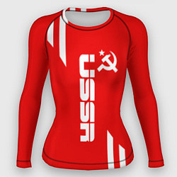 Женский рашгард USSR: Red Sport