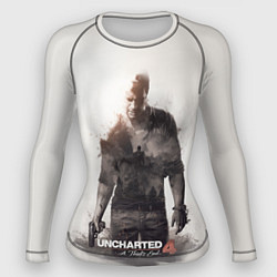 Рашгард женский Uncharted 4: Nathan, цвет: 3D-принт