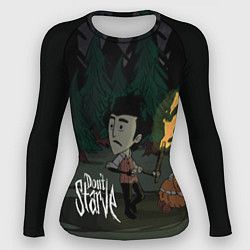 Рашгард женский Don't Starve: Night Forrest, цвет: 3D-принт