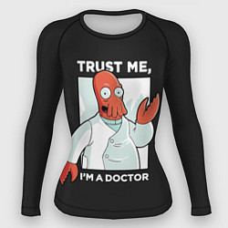 Рашгард женский Zoidberg: Trust Me, цвет: 3D-принт