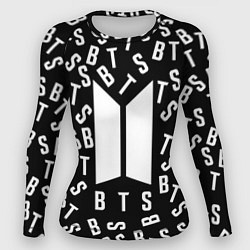 Рашгард женский BTS: Black Style, цвет: 3D-принт