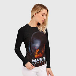 Рашгард женский Mass Effect, цвет: 3D-принт — фото 2