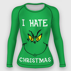 Женский рашгард I hate christmas