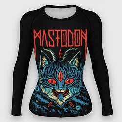 Рашгард женский Mastodon: Demonic Cat, цвет: 3D-принт