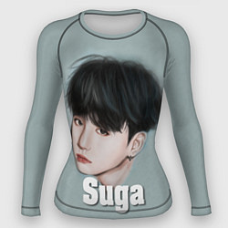 Рашгард женский BTS Suga, цвет: 3D-принт