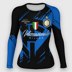 Рашгард женский Интер Милан логотипы, цвет: 3D-принт
