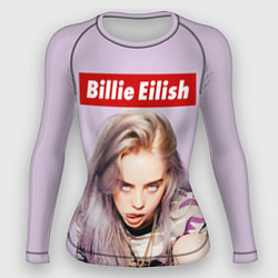 Рашгард женский Billie Eilish: Bored, цвет: 3D-принт