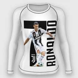 Рашгард женский Ronaldo the best, цвет: 3D-принт