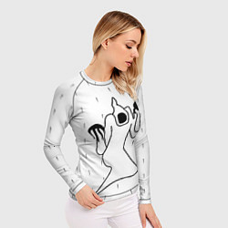 Рашгард женский KIZARU - Karmageddon, цвет: 3D-принт — фото 2