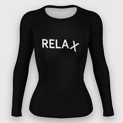 Рашгард женский Relax 1, цвет: 3D-принт