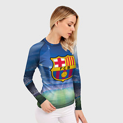 Рашгард женский FC Barcelona, цвет: 3D-принт — фото 2