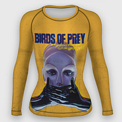 Рашгард женский Birds of Prey Black mask, цвет: 3D-принт