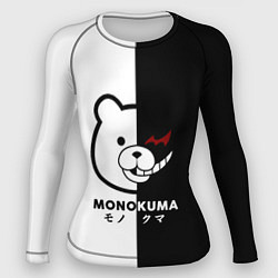 Рашгард женский Monokuma, цвет: 3D-принт