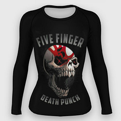 Рашгард женский Five Finger Death Punch, цвет: 3D-принт