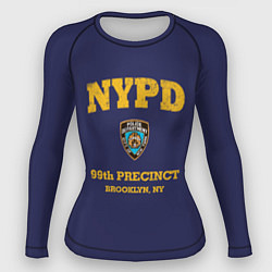 Рашгард женский Бруклин 9-9 департамент NYPD, цвет: 3D-принт